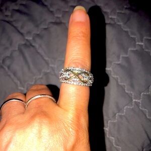 925 sterling silver infinity forever love ring